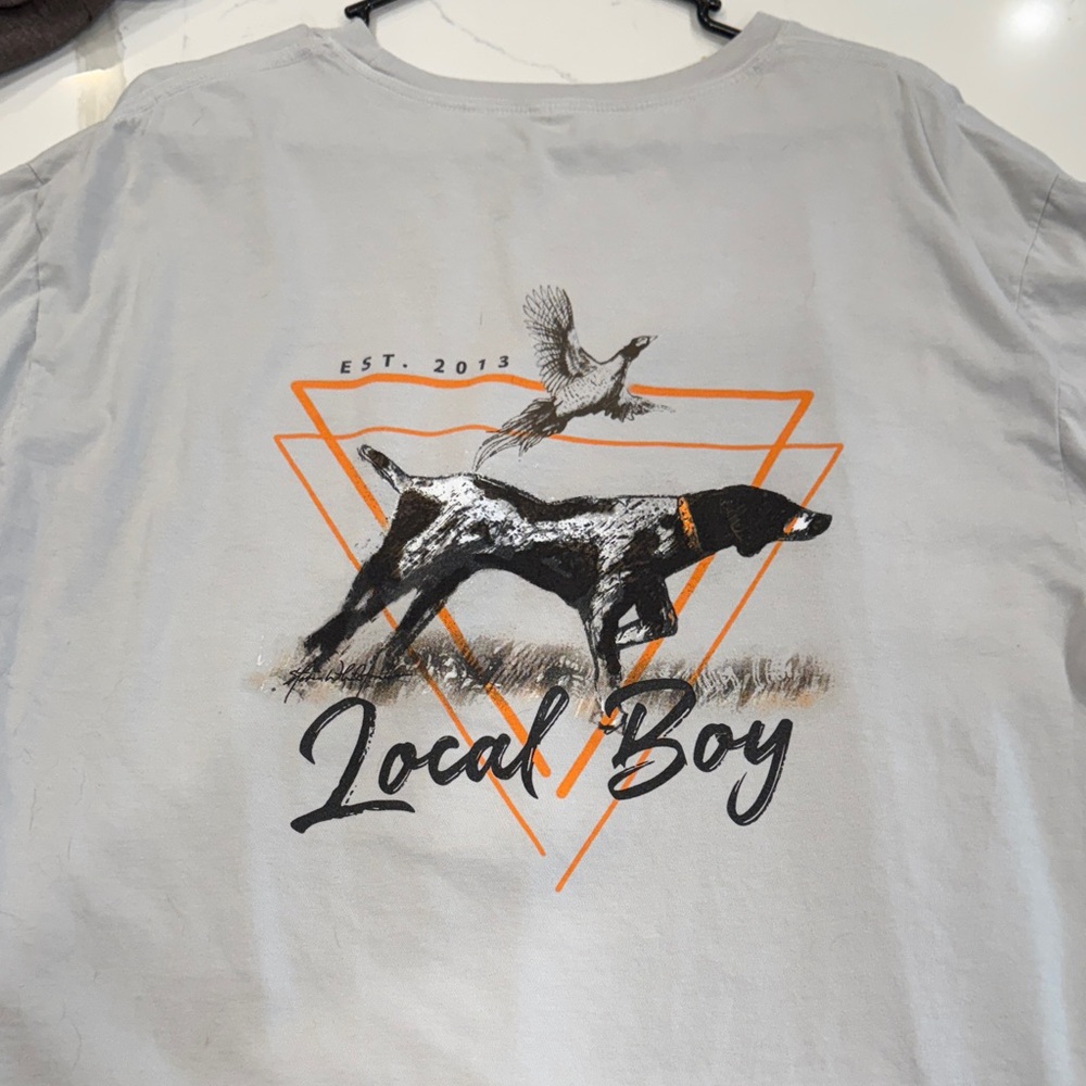 Local Boy Graphic Tee - Light Gray
